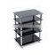Modern design whole tempered glass shelves with four layers
