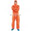 High Quality Protection Safety Clothing Hooded Disposable SMS Coverall