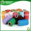 HB946 blue colour recycled cotton yarn for socks production in china 12s yarn