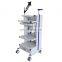 New Design OEM Hospital Furniture Multi-function Medical Cart 5 layers Laparoscopic Endoscopy Trolley for Hospital use