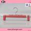 Pink Plastic Hanger With Rubber Coated for High End Clothes Supplier's Choice