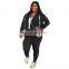 custom brand Women Fall Jogger 2 Piece Pants Set Velvet Sweatsuit For Women 2021 Jogging Suit Tracksuit Women Velour Tracksuit