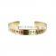 Hard brass bracelet Cactus No. 1. Thickness 2 mm