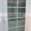aluminum profile wood grill burglar design window