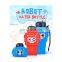 Kawaii Custom Kids Collapsible Silicone Water Bottle with Your Logo