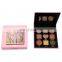 Christmas private label eyeshadow magnetic glitter packaging custom contour palette makeup customised logo