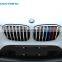 14pcs Front Grill Cover Decoration Trim For BMW X1 F48 2016 2017 ABS Chrome Accessories Car Styling New Arrivals