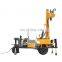 150m depth Hydraulic and air water well drilling rig with mud pump and air compressor