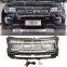 For Explorer 2015+ Front Bumper LED Grille Raptor Sport Style Racing Upper Grill