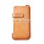 Guangzhou Cheap Vegetable Tanned Leather mobile phone case for iPhone 6s/6s Plus New Design Phone pouch