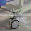 Hot Sale Durable 2 Cranks 2 Function Med Beds Clinic Medical Steel Adjustable Manual Nursing Patient Hospital Bed With Casters