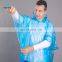Morntrip Adult Practical Black 100% LDPE Bike Raincoat Logo Disposable Rain Poncho