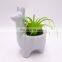 Office Small Ceramics Plastic Green Plants Ornamental Indoor Plants Colorful Animal Korean Succulent Artificial Plant Bonsai