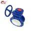 PTEE fluorine lined butterfly valve worm wheel manual WCB cast steel butterfly valve