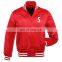 SW-VJ 200 Classic Satin Letterman Bomber jacket for men Custom American Street Wear Jackets Embroidered Patch Work