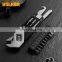 16 in One Multi-functional Outdoor Camping Portable Multi-purpose Combination Mini Tools activities Spanner