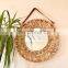 Wholesale Wall Decor Large Sunburst Water Hyacinth Mirror Boho Straw Mirror wall Vintage Decoration High Quality