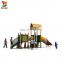 Cottage Theme Amusement Park Games Rides Commercial Outdoor Playground Plastic Slide Playsets Equipment for Kindergarten