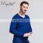 Knitwear Manufacturer Custom Solid Knitted Cashmere Sweater for Men V-neck