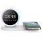 New Private Model Factory Price 15W Fast Charging Alarm Clock Wireless Charger & Bluetooth Speaker Removable with Night Light