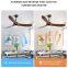 52Inch Indoor Decorative Living Room Remote Control Modern Ceiling Fan