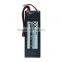 Rechargeable high capacity 7000mah 7.4v li-polymer battery with universal plug