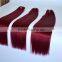 Short and long hair from 8" to 30" cheap red Brazilian hair weave
