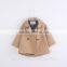 2015 fashion children's coat for winter European double-breasted cotton girls overcoat
