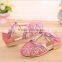 2015 Sweet Girls Lace Princess Shoes Girl Single Shoes Sequin Shoes Pearls Shoes
