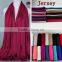 Wholesale Fashion Solid Color Plain Elastic Cotton Muslim Jersey Hijab