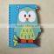 2014 note book with pvc cover 2014 custom calendar note book cute note pad