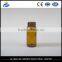 Tubular Amber Glass Bottle