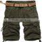 Mens Pants Cotton cargo Trousers Multi-Pocket Shorts