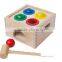 Baby Hand Exercise Wooden Hammering Balls Toys w/ balls, hammer, box