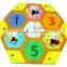 Wooden Math Learning Toys Bee Number Game Educational Toys