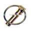 Colourful Zinc plated lynch pins/ hitch pins/ linch pins