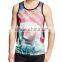 Dryfit man tank tops,custom dryfit polyester tank tops/design artwork tank tops