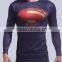 Super man custom made rashguard