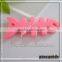 China Manufacturer Eco-friendly Good Quality Soft PVC Fish Bone Earphone Cable Winder For Girl Decoration