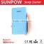 SUNPOW car quick start battery car jumper car jump start