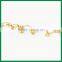 Gold bracelets with ring attached Zinc Alloy Charms Diamond Bracelet