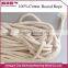 100% natural cotton 16 strand round rope