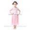 wholesale Girls romantic pink color wedding party dress summer dress for 7 years old girl girls casual dress for daily wear