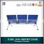 Factory office furniture blue metal waiting room chairs