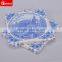 Fold colorful printed table napkin