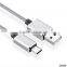 3.1 type C fast charging and stable data transmission metal connector micro usb data cable