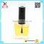 10mll Factory Square Empty Clear Cosmetic Glass Packaging Nail art Polish Bottle with UV Cap and Brush Free Samples