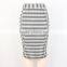 medium lenght thick lady working office tube skirt