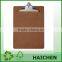 Manufacture mini clip board A5 SIZE MDF wooden clipboard