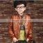 Korean Style hot sell children's fashion thicken leather jacket